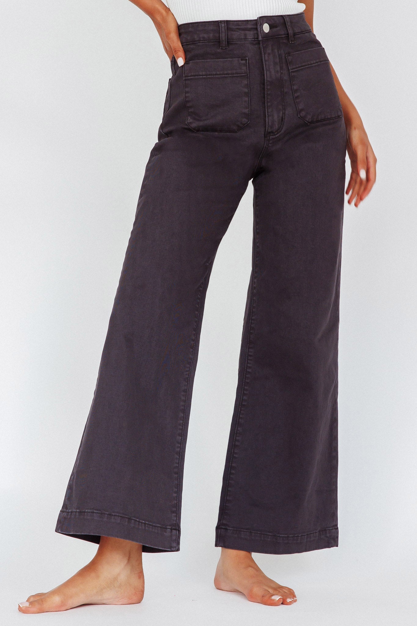 ROLLA'S Sailor Jean Washed Black