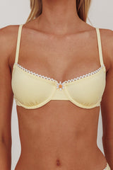 Cheerful Underwire Bikini Top Butter