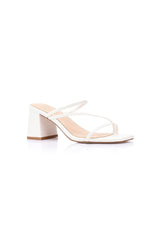 VERALi Stanford Block Heel Mules White