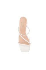 VERALi Stanford Block Heel Mules White