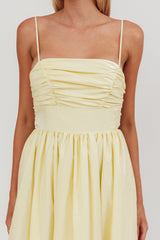 Love Songs Back Bow Maxi Dress Butter