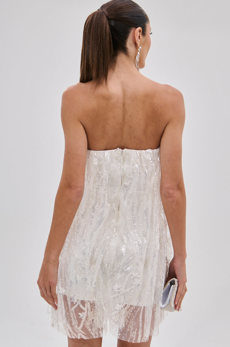 SHINE BRIGHT SEQUIN MINI DRESS