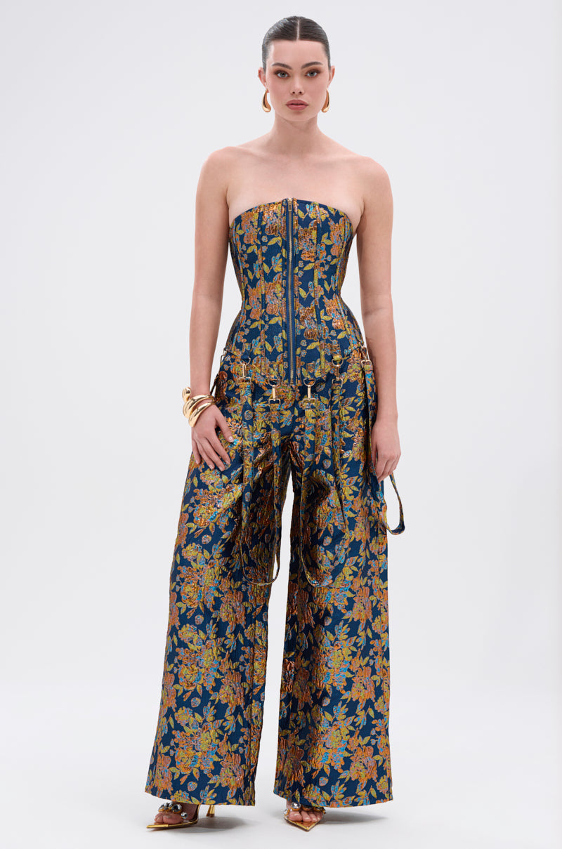 SURRENDER FLORAL CORSET