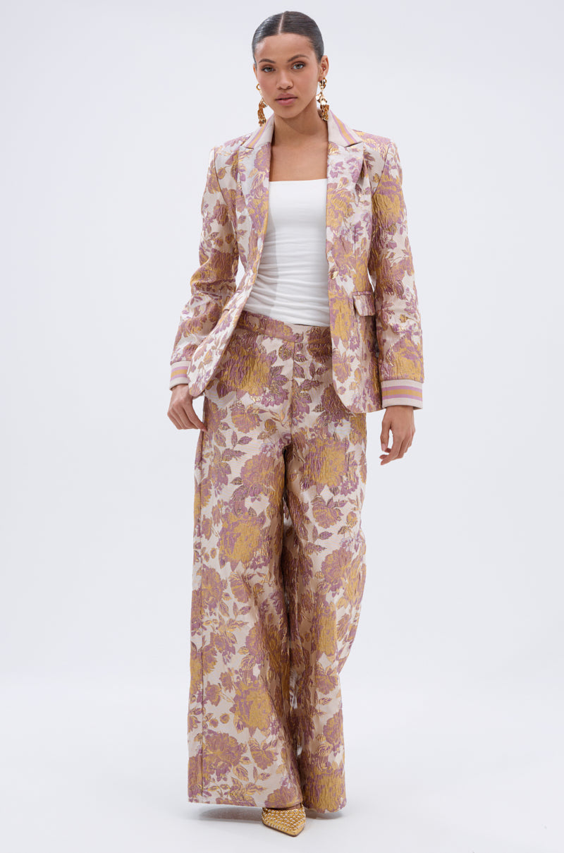 SLOW MOTION BROCADE TROUSER