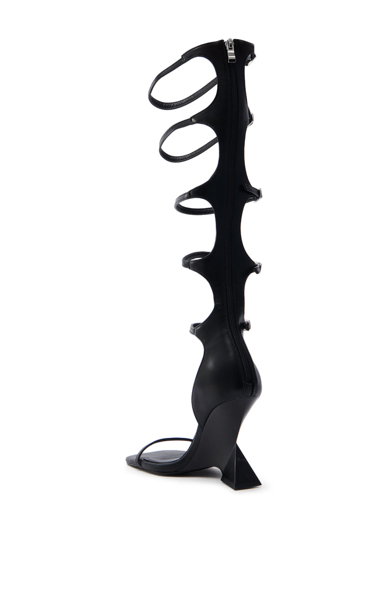 AZALEA WANG TAITEN BLACK SANDAL