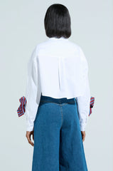 TIED TO YOU BUTTON DOWN BLOUSE