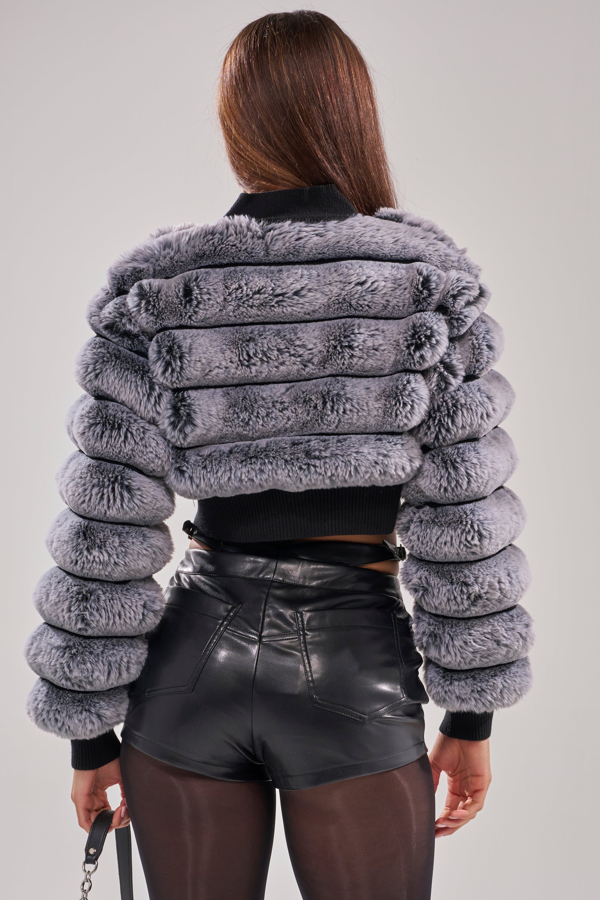 WILD HEART FAUX FUR CARDIGAN