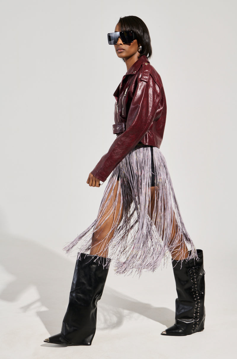 TIED TO YOU MIDI SKIRT