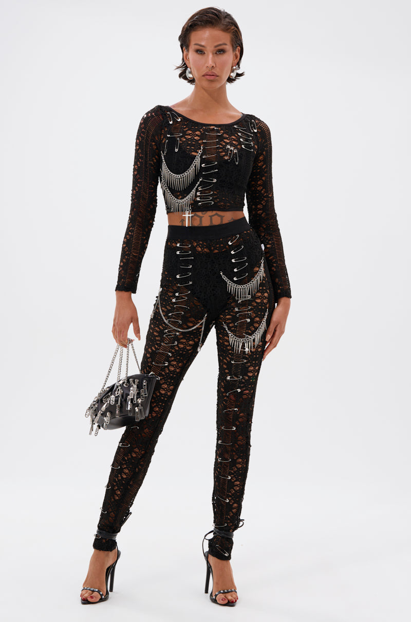 TRY ME LACE LEGGING