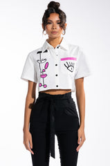 ALL THE ATTITUDE POPLIN SHIRT