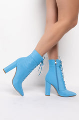 AZALEA WANG ALL FOR YOU CHUNKY BOOTIE IN BLUE