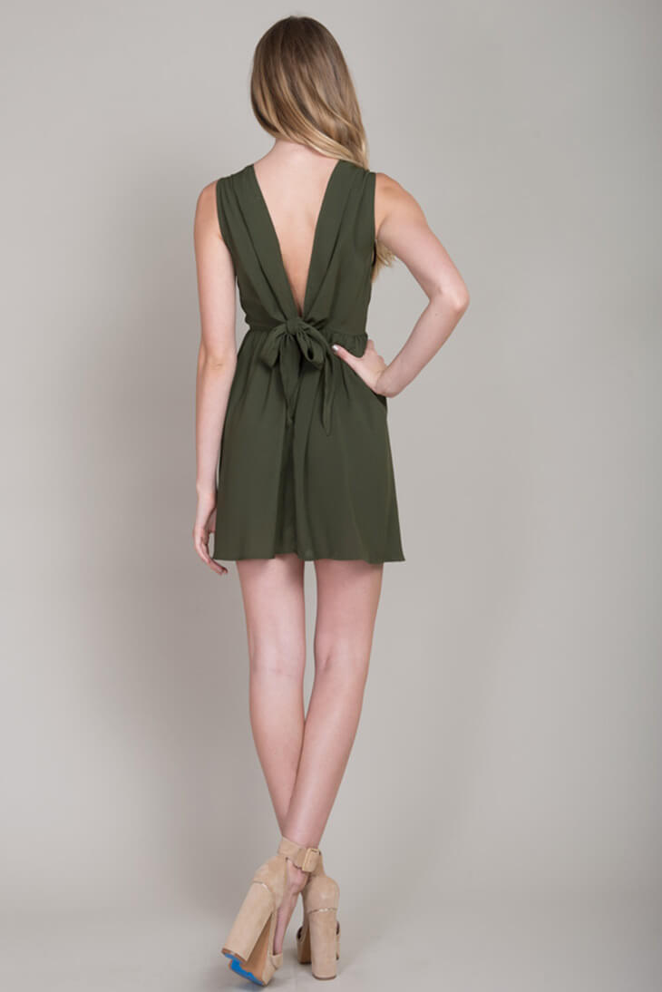 Laine Day Festival Dress Green