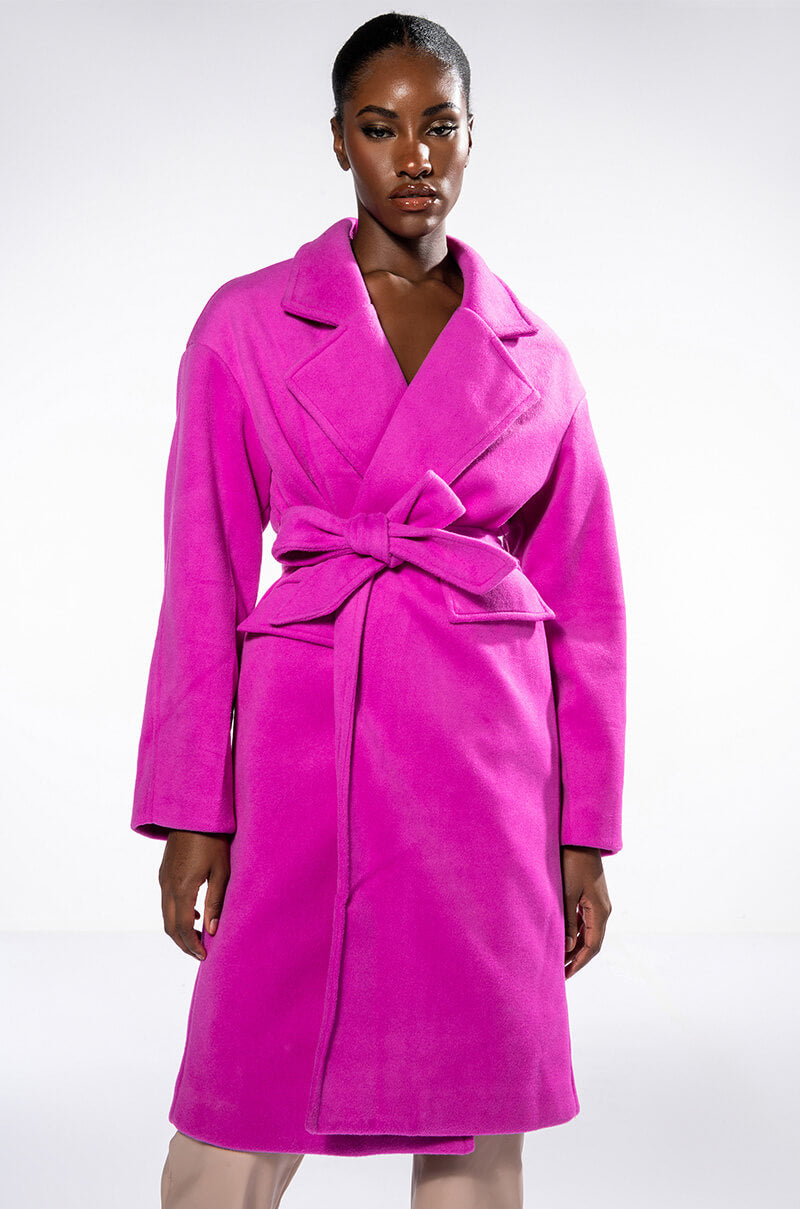 SAINT REGIS WOOL LIKE TRENCH COAT