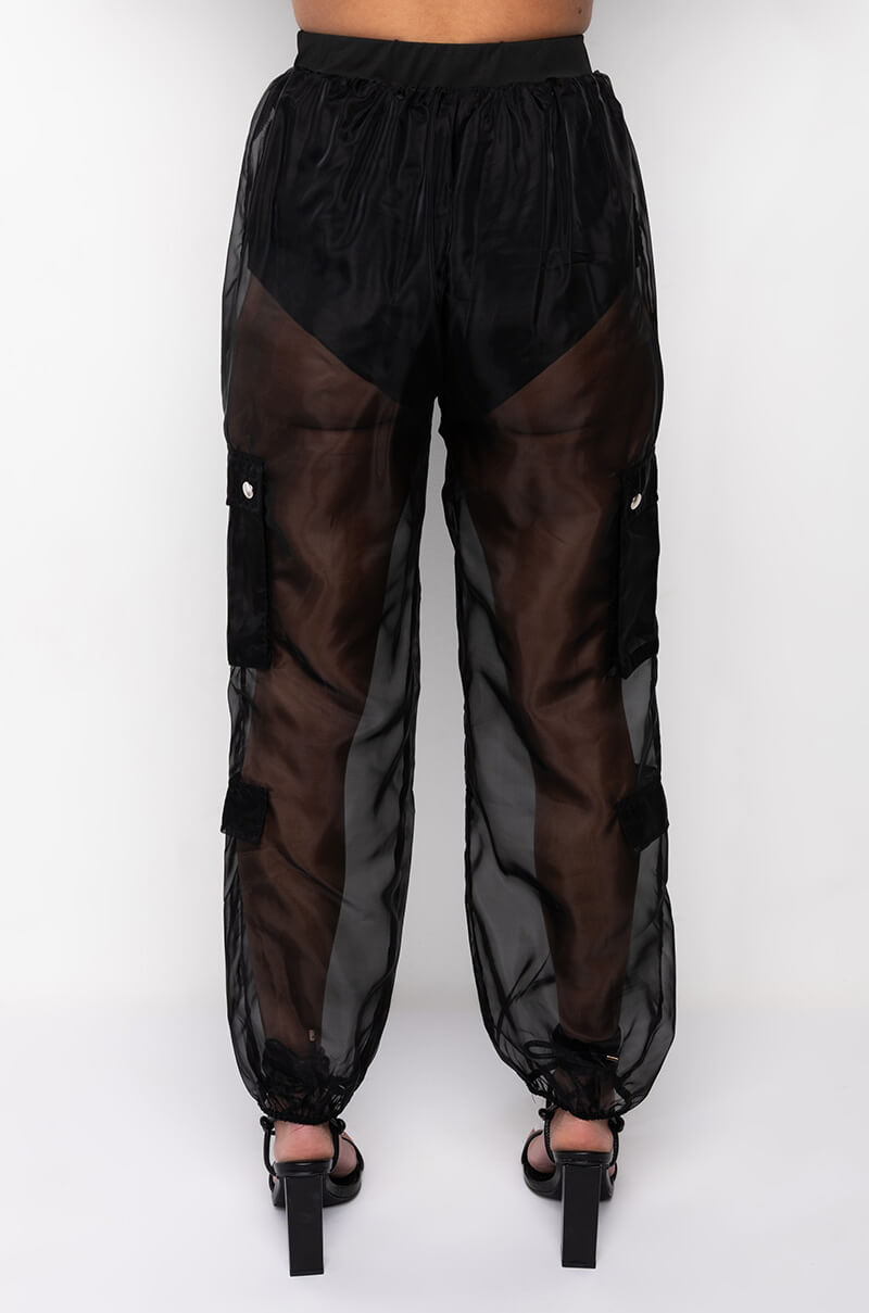 INCOGNITO SHEER CARGO JOGGER