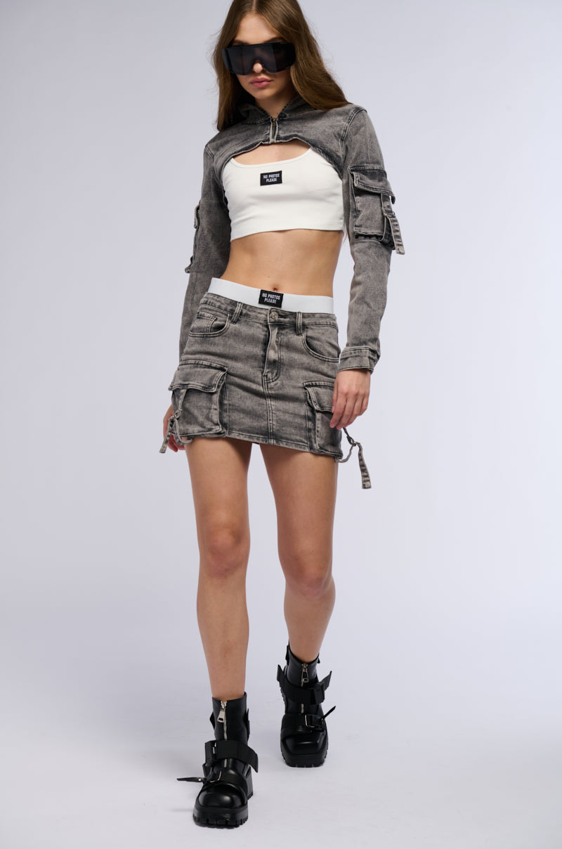 MARLEY DENIM BOLERO