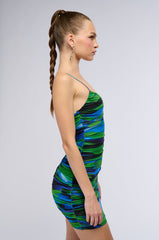RYANNE RUCHED MINI DRESS