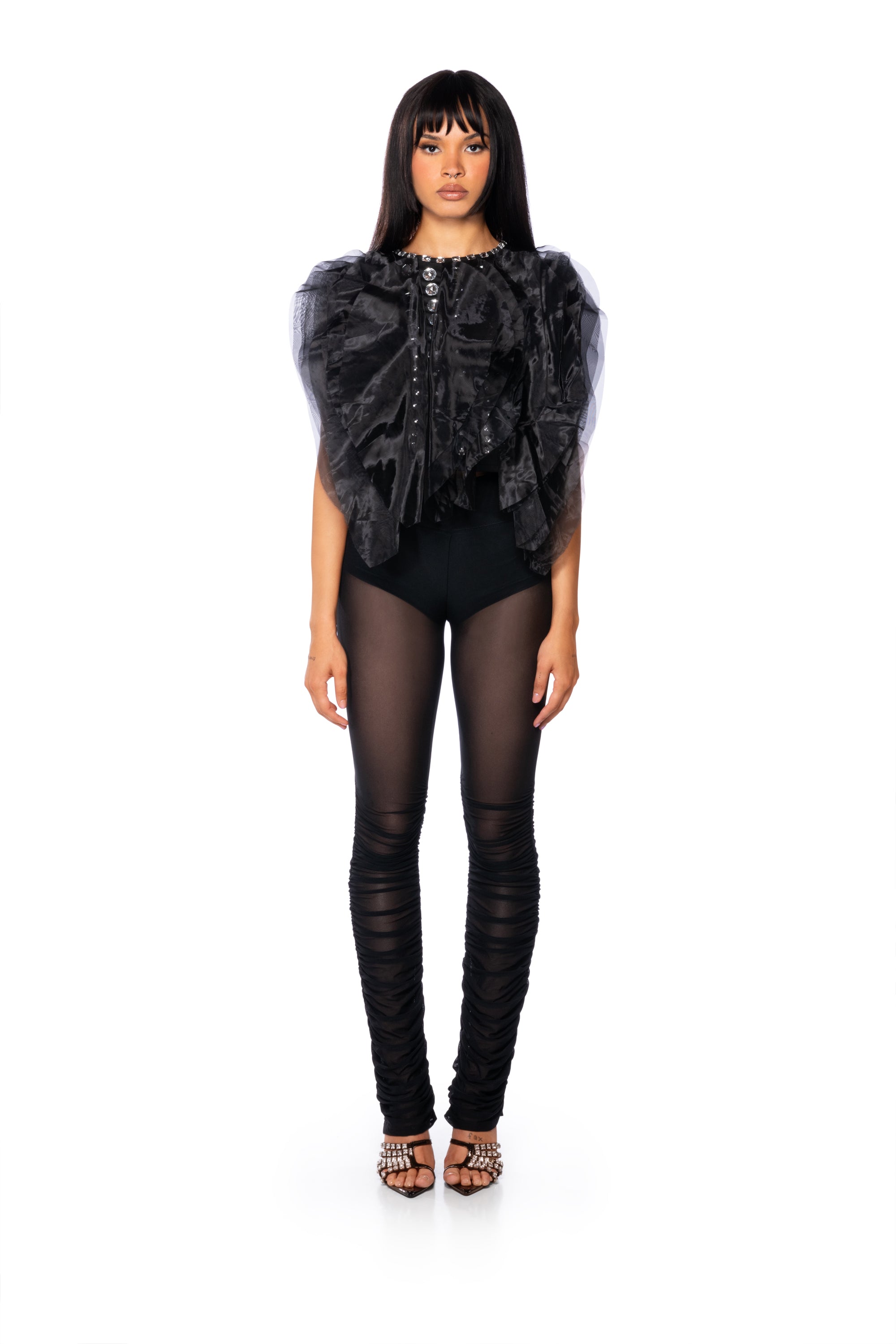 SEARCHING FOR YOU LAYERED ORGANZA BLOUSE