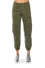 SIENNA STRETCH WAIST CARGO JOGGER