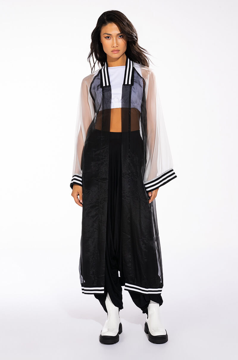 SOMEONE TOLD ME MESH TRENCH