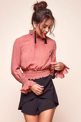 Simone Dressy Wrap Shorts Black