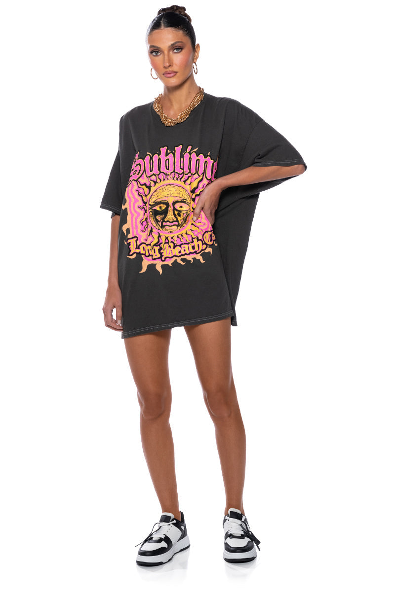 SUBLIME OVERSIZED BAND TEE