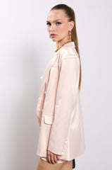 TALIA SATIN BLAZER