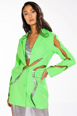 THE BEST PART CUT OUT BLAZER