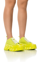 THE BLOG LIME SNEAKER