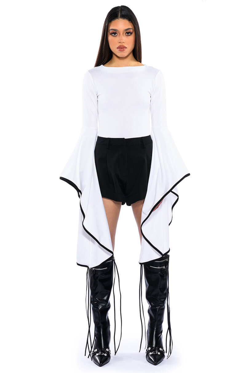 TRACY DRAMATIC SLEEVE BODYSUIT