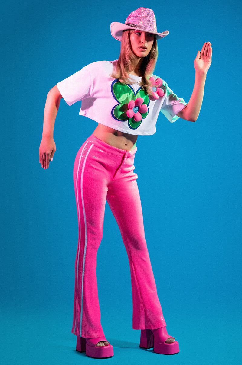 TULIP DREAMS CROPPED TSHIRT