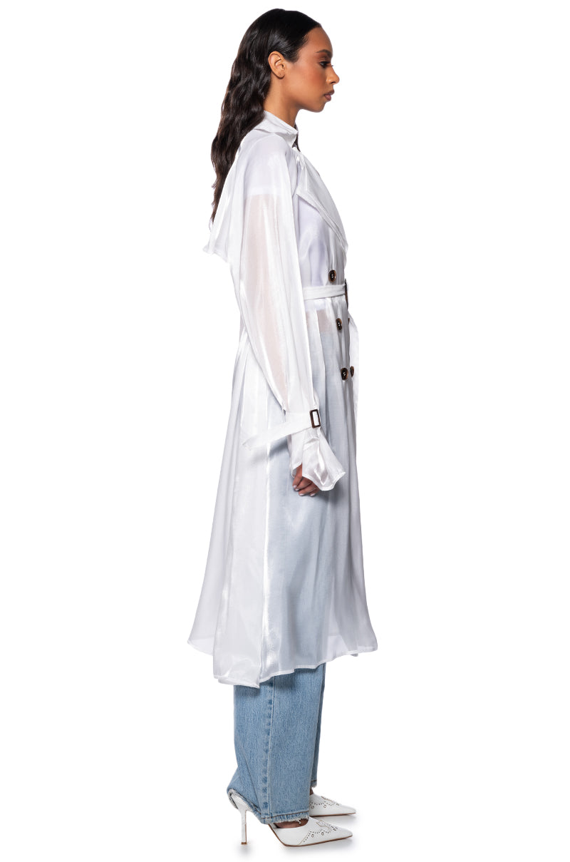 TULLE SPRING TRENCH JACKET