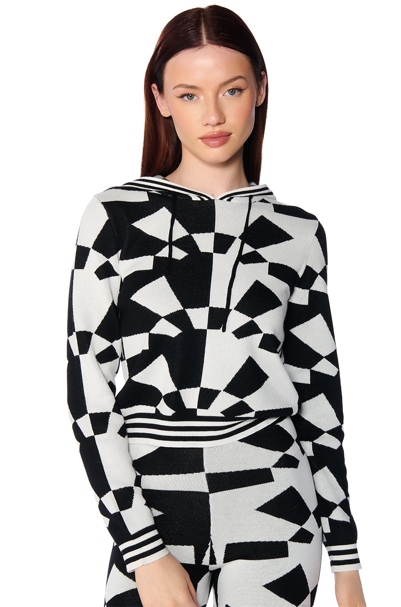 UPGRADE ME KNIT SWEATSHIRT