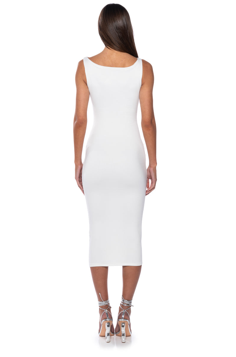 WAITING FOR YOU DOUBLE LAYER MAXI DRESS