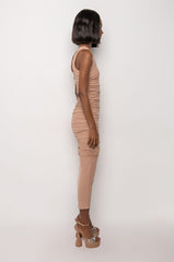 WHAT I WANT MAXI BANDAGE DRESS