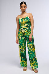 WILD FOX SATIN PALAZZO PANT